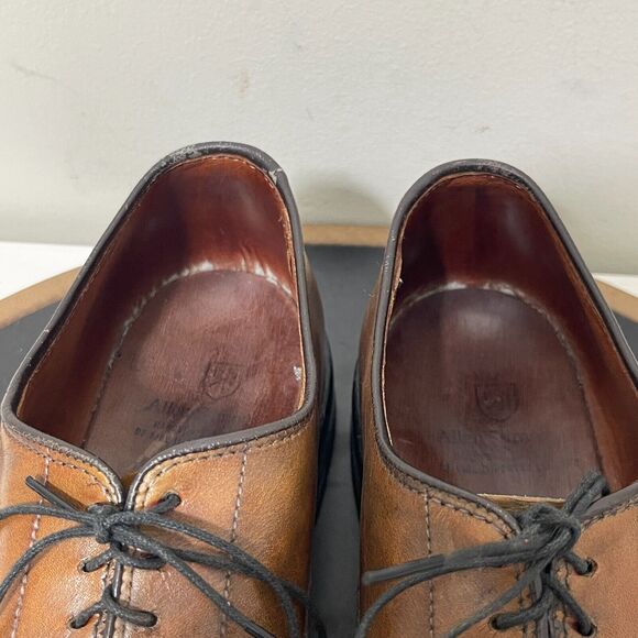 Allen Edmonds Fifth‎ Avenue Mens Cap Toe Oxford Dress Shoes 9.5 C Brown Leather main image 4